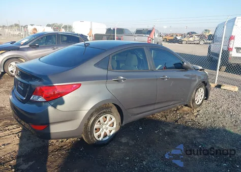 2013 Hyundai Accent Gls from USA, damaged, VIN KMHCT4AE2DU410881